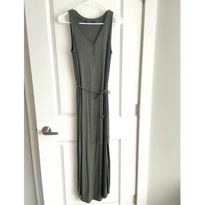 Reitmans Henley Maxi Dress with side slit
